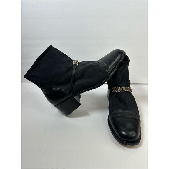 Brighton Vintage Black Ankle Boots Sz 9.5 - Picture 4 of 10